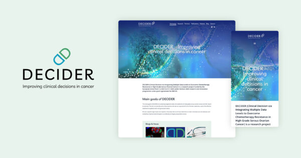 Decider-hankkeen sivusto ja logo.