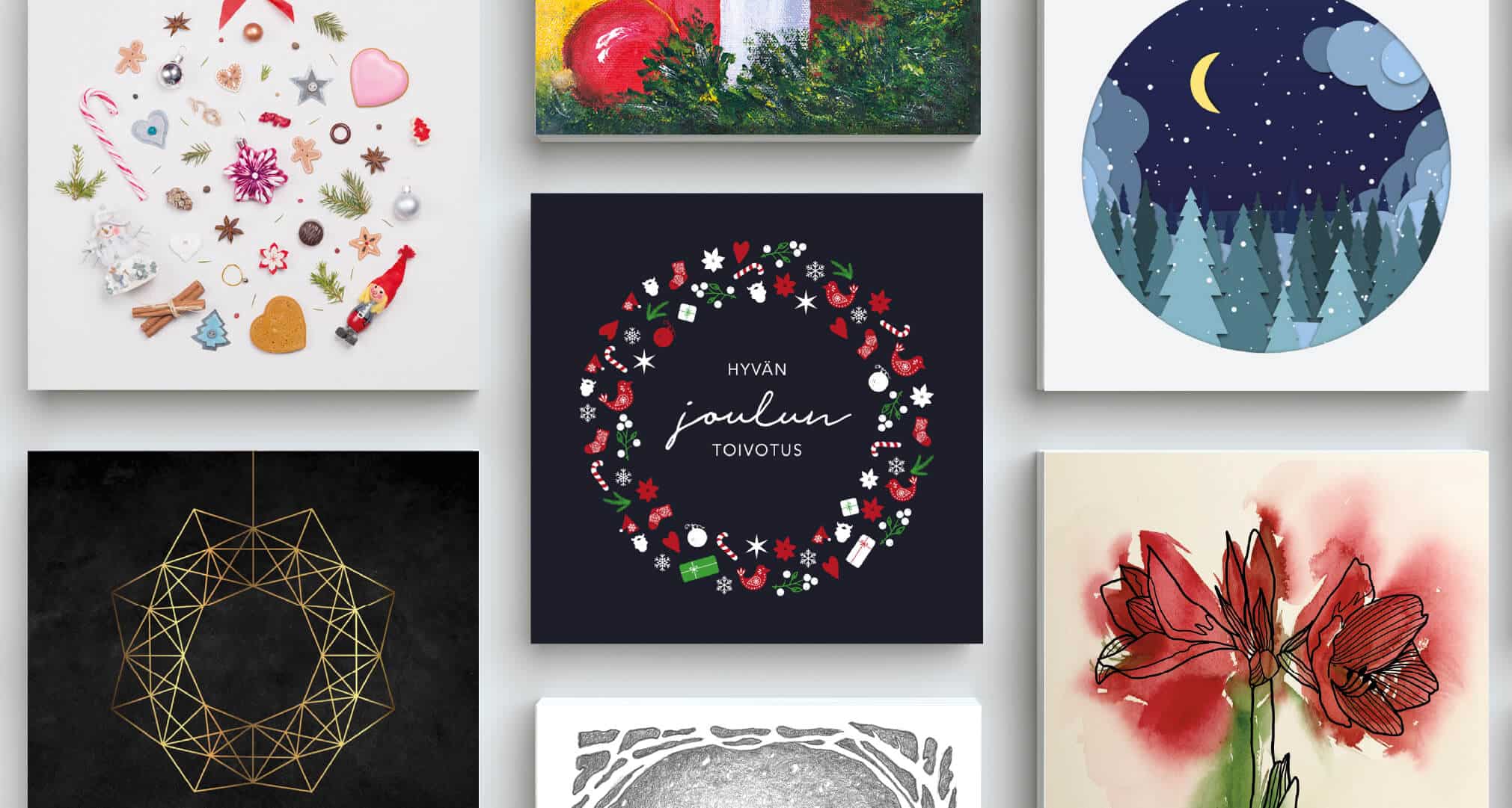 Inspiksen joulukortteja