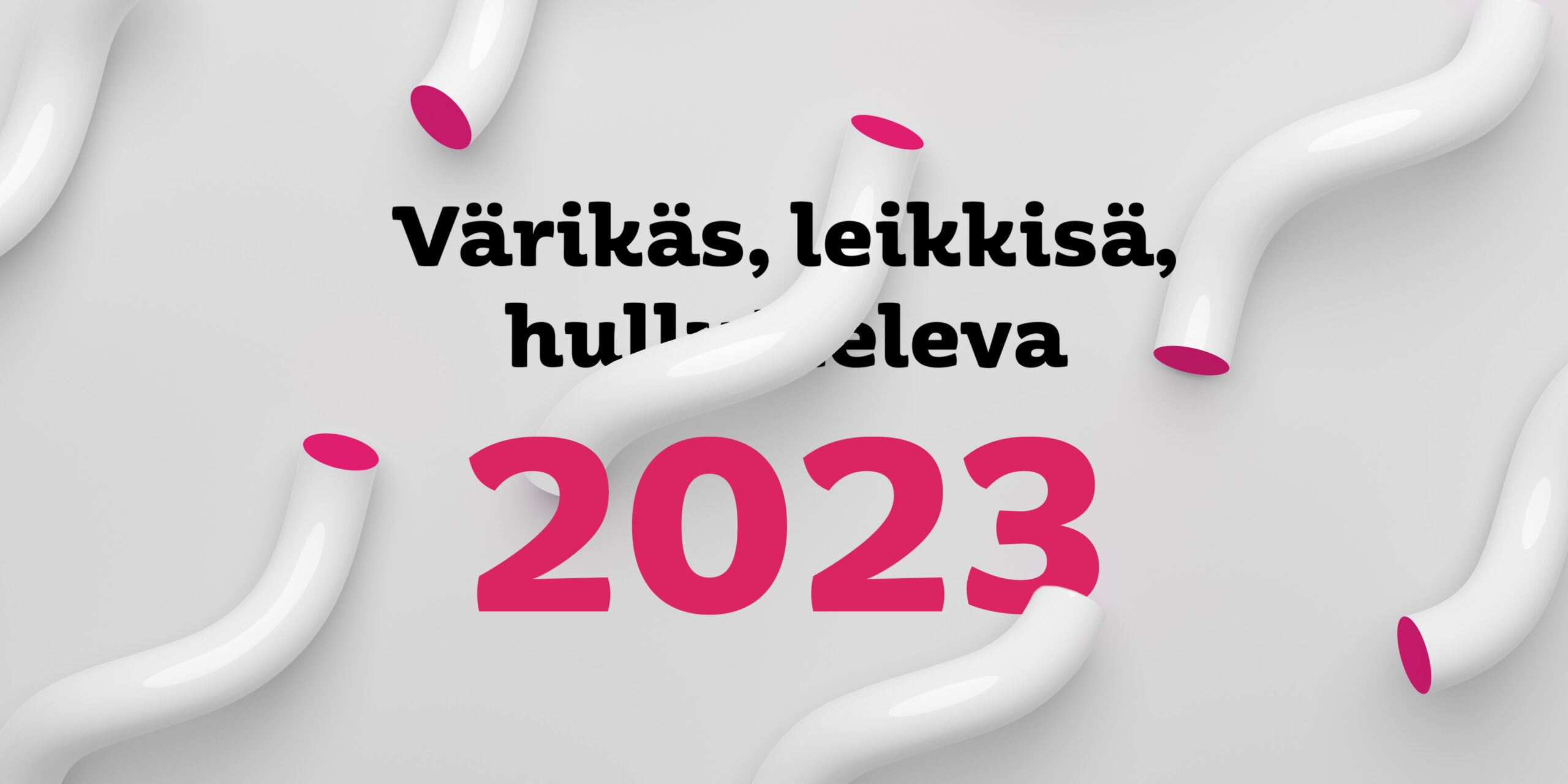 Graafisen suunnittelun trendit: leikkisä esimerkkikuva.