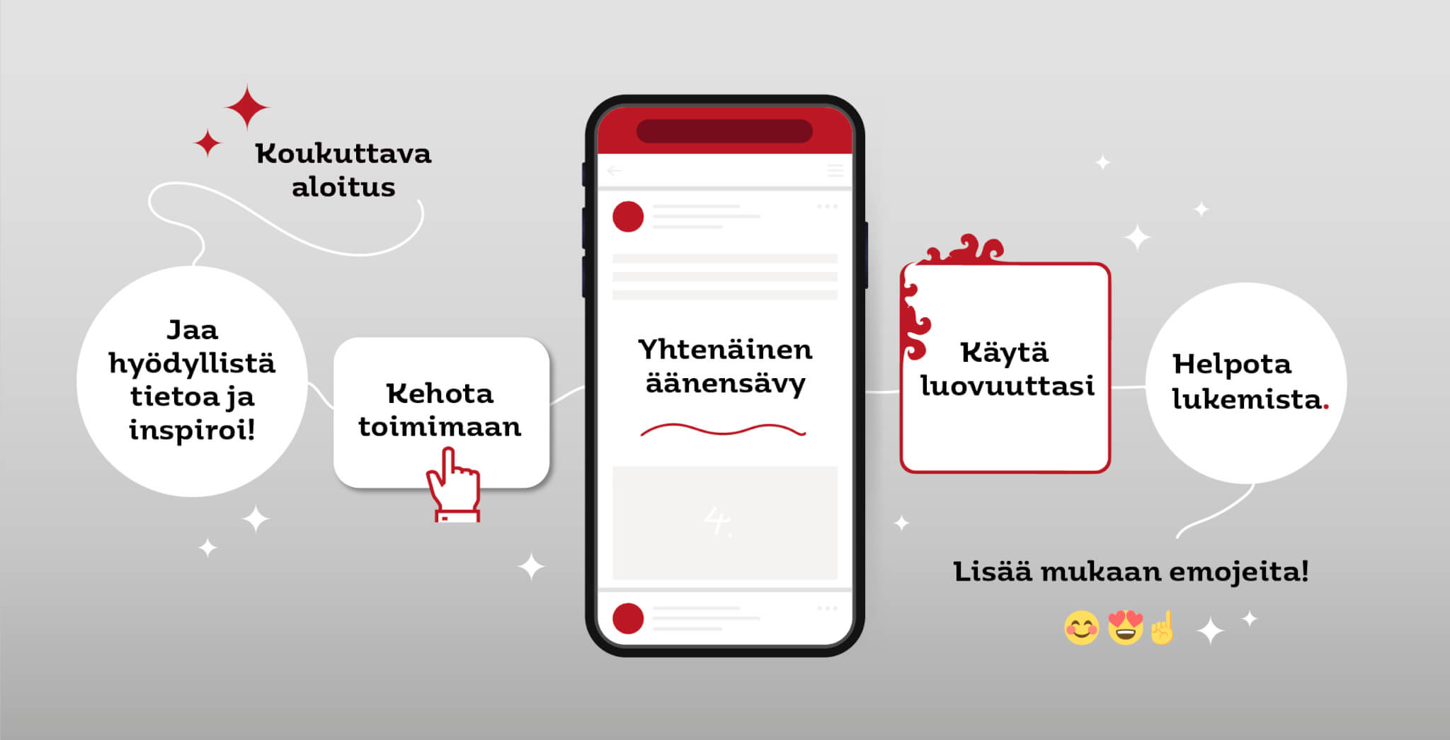 Design Inspis - hyvän somepostauksen ominaisuudet, Maria Mappes