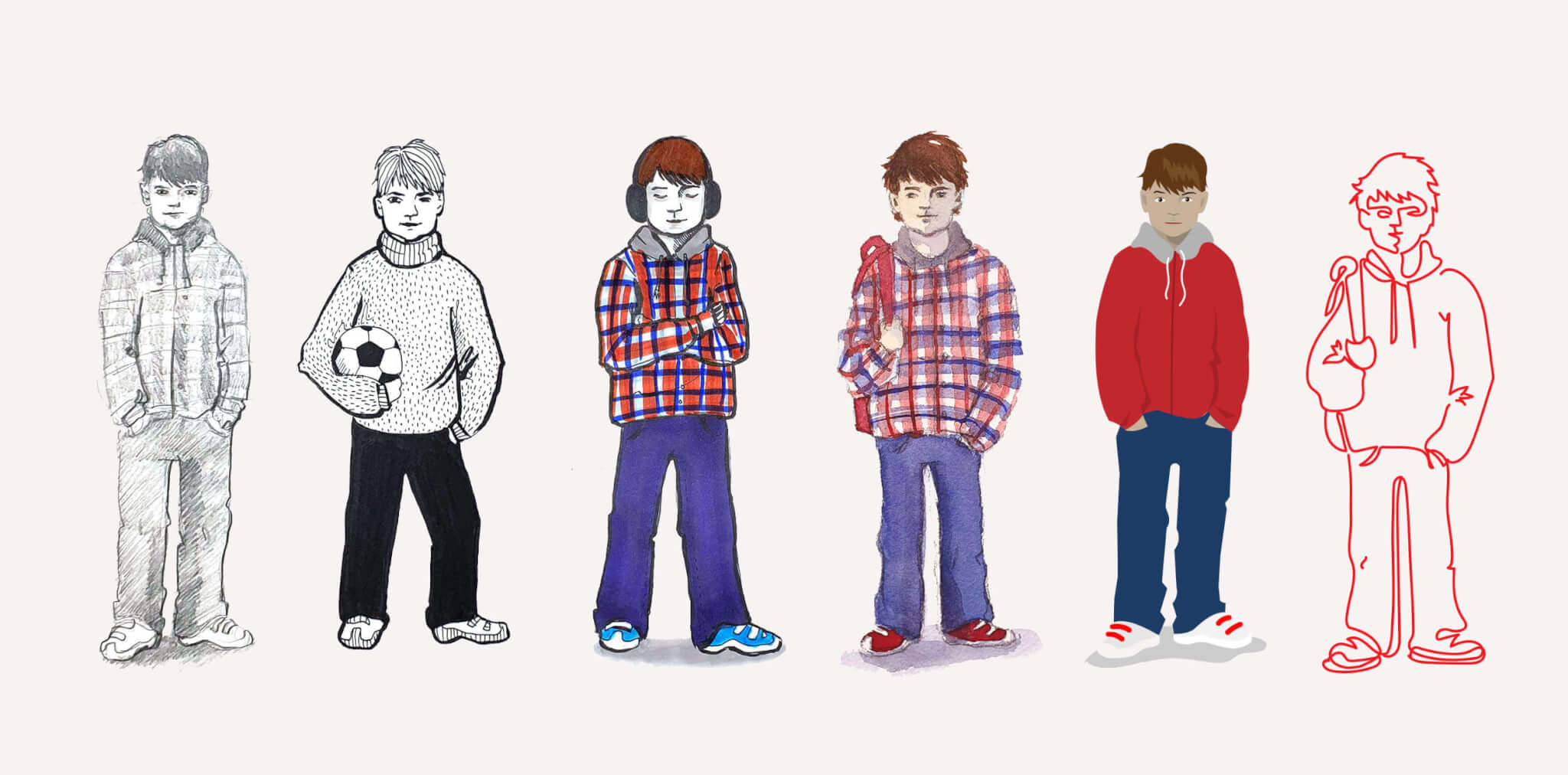 Design Inspis - kuvitus herättää tekstin henkiin. piirroskuvitus