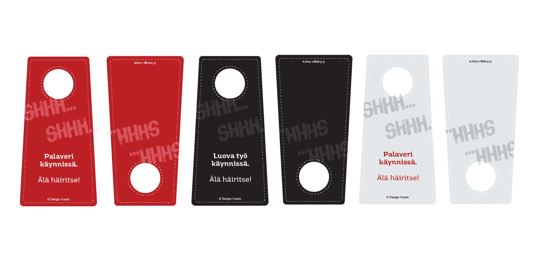 Design Inspis - ovikyltti kotitoimiston oveen