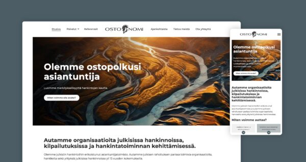 Näyttökuvat Ostonomin verkkosivusta.