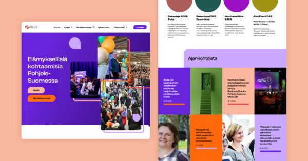Näyttökuvat Pohjois-Suomen messujen verkkosivuista.